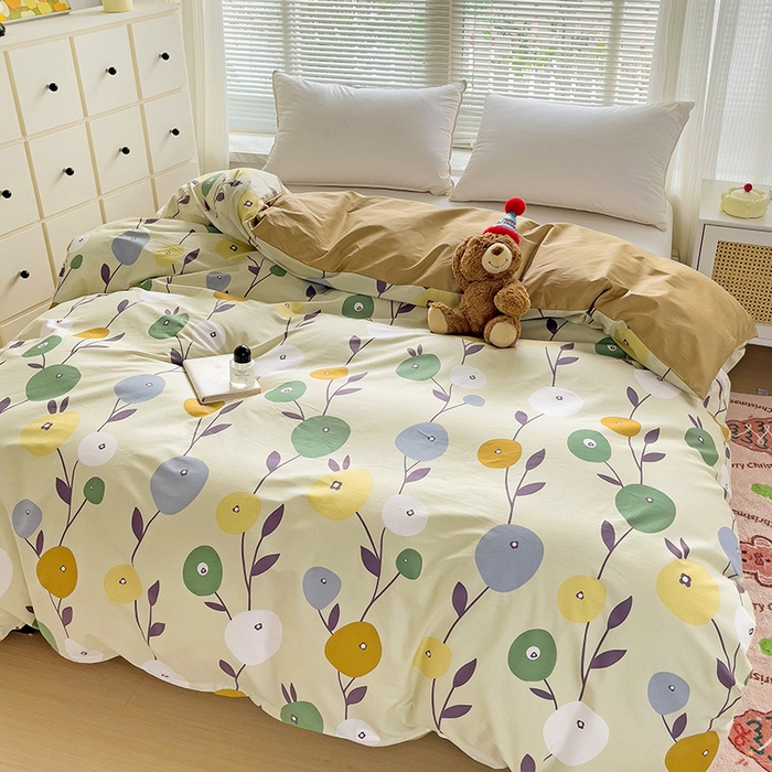 91家纺网 家纺一手货源 找家纺 大柏树 2025新款全棉13376印花四件套系列（可定制）-单被套 娜然