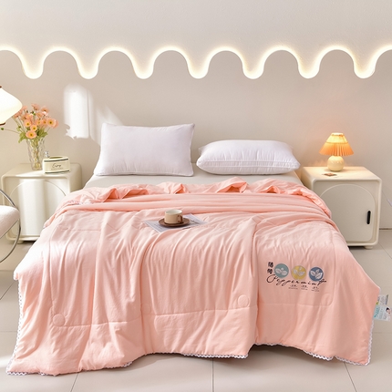 91家纺网 家纺一手货源 找家纺 （总）易展家居 2025新款薄荷空调夏凉被礼品被