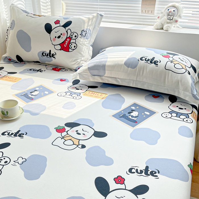 91家纺网 家纺一手货源 找家纺 涵宸家纺 2024新款全棉小清新印花单品套件--单枕套 枕套-奥利心