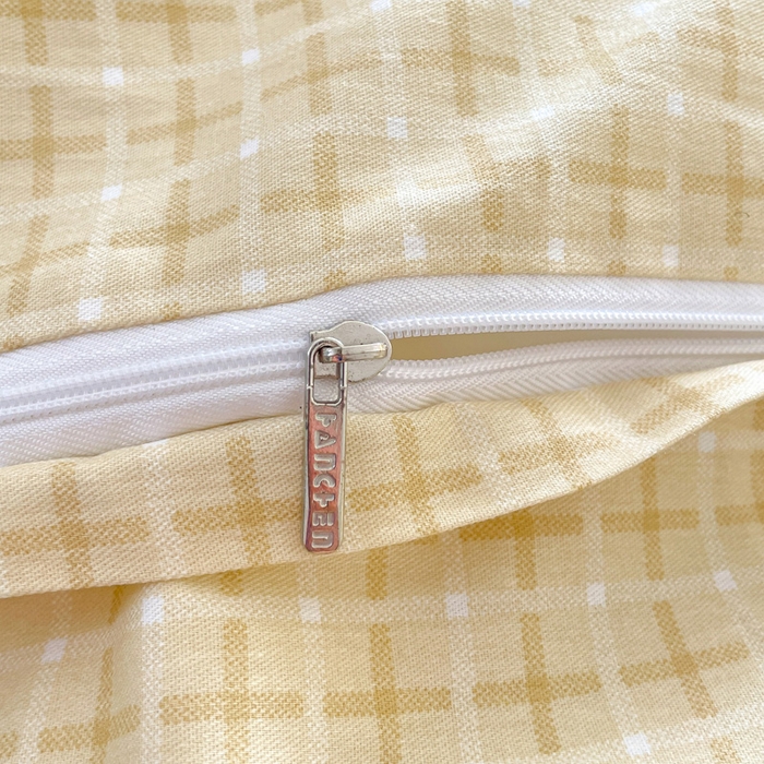 91家纺网 家纺一手货源 找家纺 涵宸家纺 2024新款全棉小清新印花单品套件--单被套 开心鸭