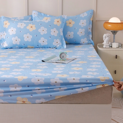 91家纺网 家纺一手货源 找家纺 （总）莉雅居 2025新款洛卡棉印花床笠