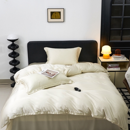 91家纺网 家纺一手货源 找家纺 （总）顾家家居  2025新款纯色兰精天丝四件套