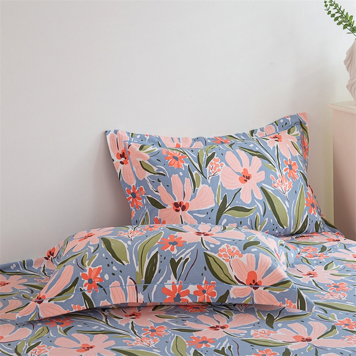 91家纺网 家纺一手货源 找家纺 金泰莱 2025新款原棉全棉老粗布凉席三件套全棉床单纯棉床单软凉席 唯美