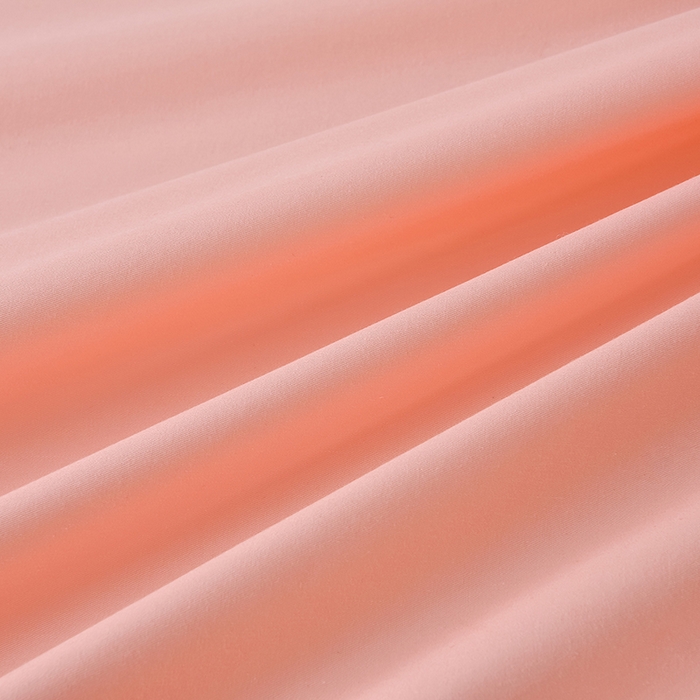 91家纺网 家纺一手货源 找家纺 床笠人家 2025新款全棉纯色防水床笠防水隔尿透气-纯色防水床笠 淡橘