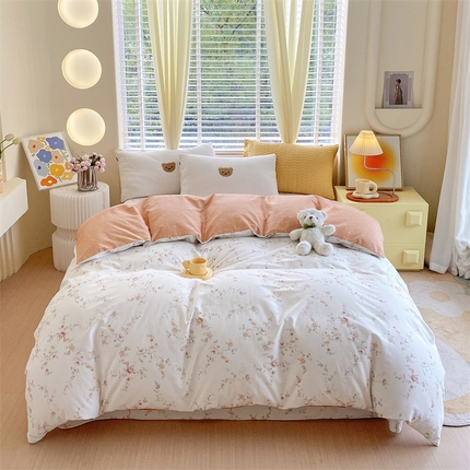 91家纺网 家纺一手货源 找家纺 （总）宝齐莱家纺 2024新款13372全棉印花系列单品被套