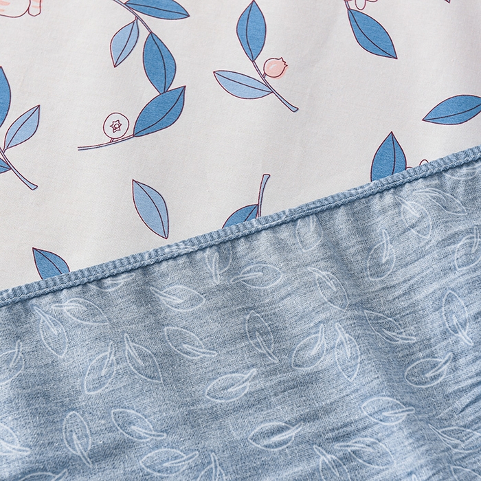 91家纺网 家纺一手货源 找家纺 床笠人家 2025新款全棉印花防水床笠防水隔尿透气-印花防水床笠 安琪儿