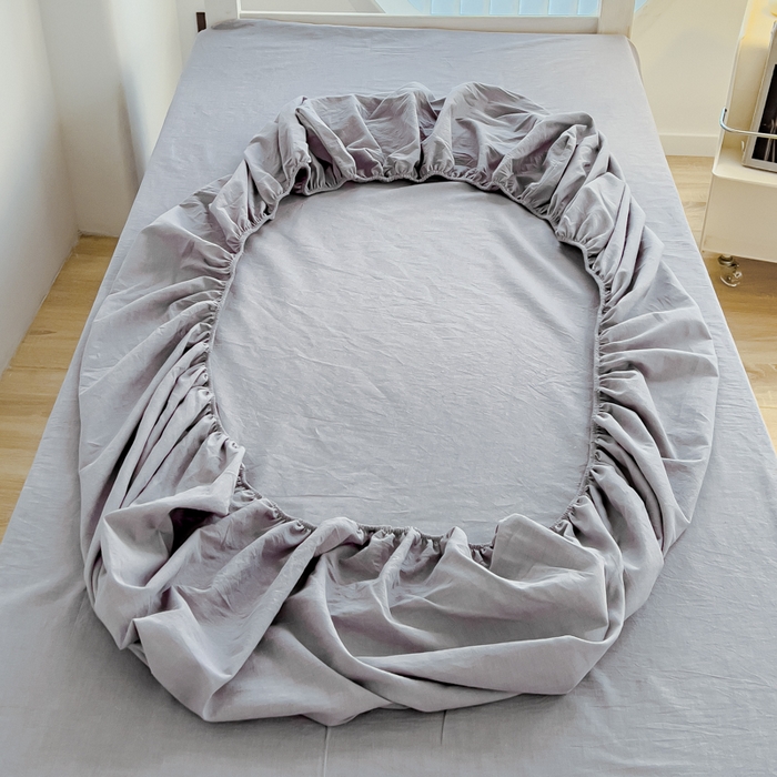 91家纺网 家纺一手货源 找家纺 久典家居 2024新款A类全棉学生款三件套 清雅蓝