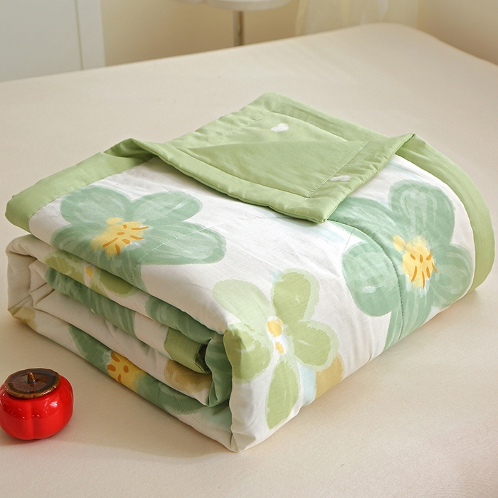 91家纺网 家纺一手货源 找家纺 （总）金柚子2024新款全棉印花夏凉被