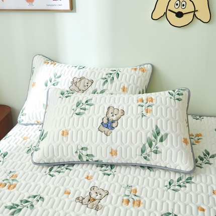 91家纺网 家纺一手货源 找家纺 （总）LIFE.丽芙 2024新款凉感丝乳胶枕套印花款图片一