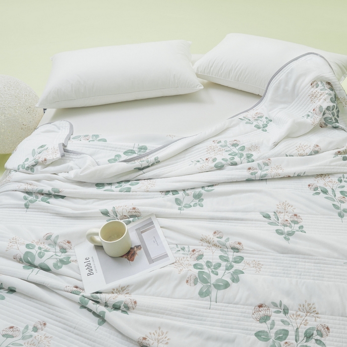 91家纺网 家纺一手货源 找家纺 LIFE.丽芙 2024年新品韩式风凉感丝夏被-跑量 仲夏