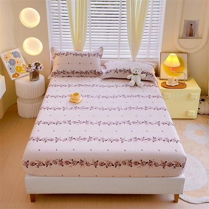 91家纺网 家纺一手货源 找家纺 （总）宝齐莱家纺 2024新款13372全棉印花系列单品床笠