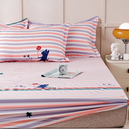 91家纺网 家纺一手货源 找家纺 （总）莉雅居 2025新款洛卡棉印花床笠