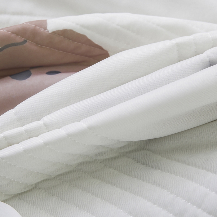 91家纺网 家纺一手货源 找家纺 LIFE.丽芙 2024年新品韩式风凉感丝夏被-跑量 呆呆狗