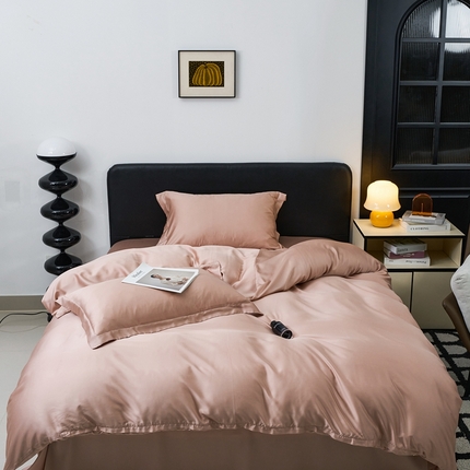 91家纺网 家纺一手货源 找家纺 （总）顾家家居  2025新款纯色兰精天丝四件套