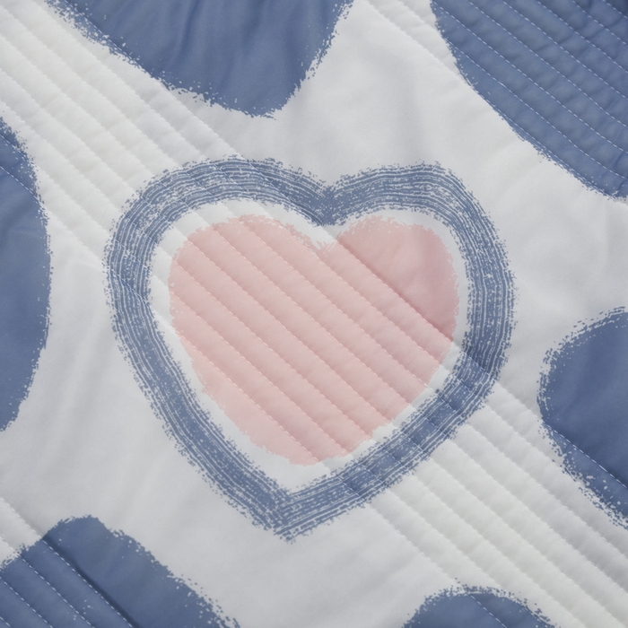 91家纺网 家纺一手货源 找家纺 LIFE.丽芙 2024年新品韩式风凉感丝夏被-跑量 爱心满满