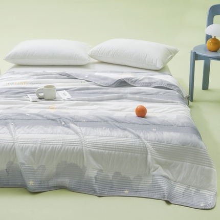 LIFE.丽芙 2024年新品韩式风凉感丝夏被-跑量 月半星辰