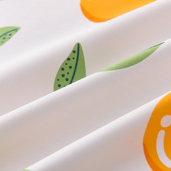 91家纺网 家纺一手货源 找家纺 床笠人家 2025新款全棉印花防水床笠防水隔尿透气-印花防水床笠 大桔大利