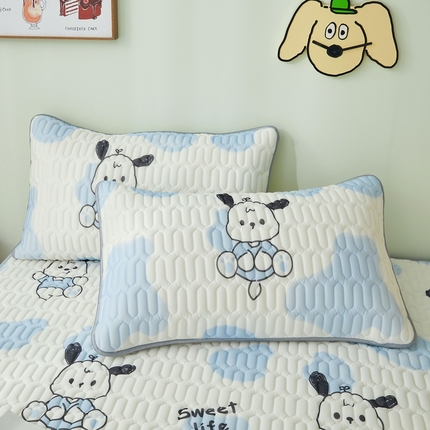 91家纺网 家纺一手货源 找家纺 （总）LIFE.丽芙 2024新款凉感丝乳胶枕套印花款图片一