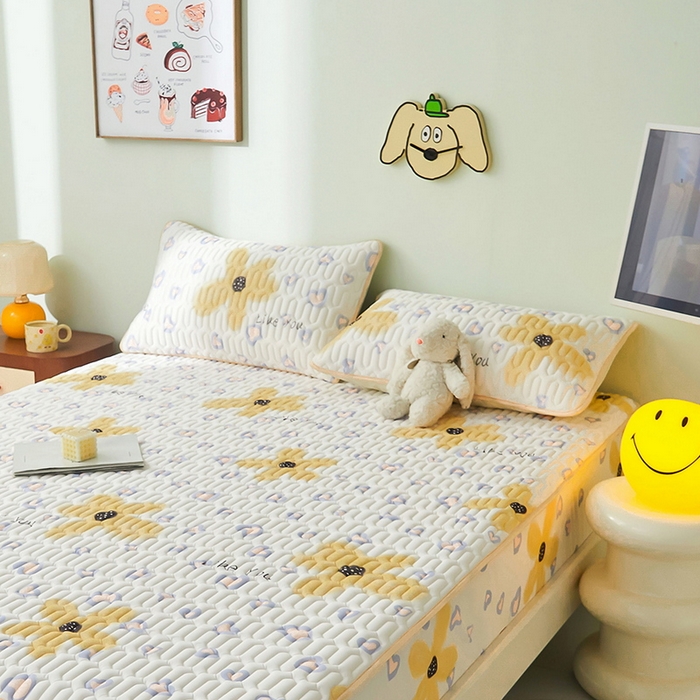 91家纺网 家纺一手货源 找家纺 LIFE.丽芙 2024新款凉感丝乳胶枕套印花款图片一 寐色