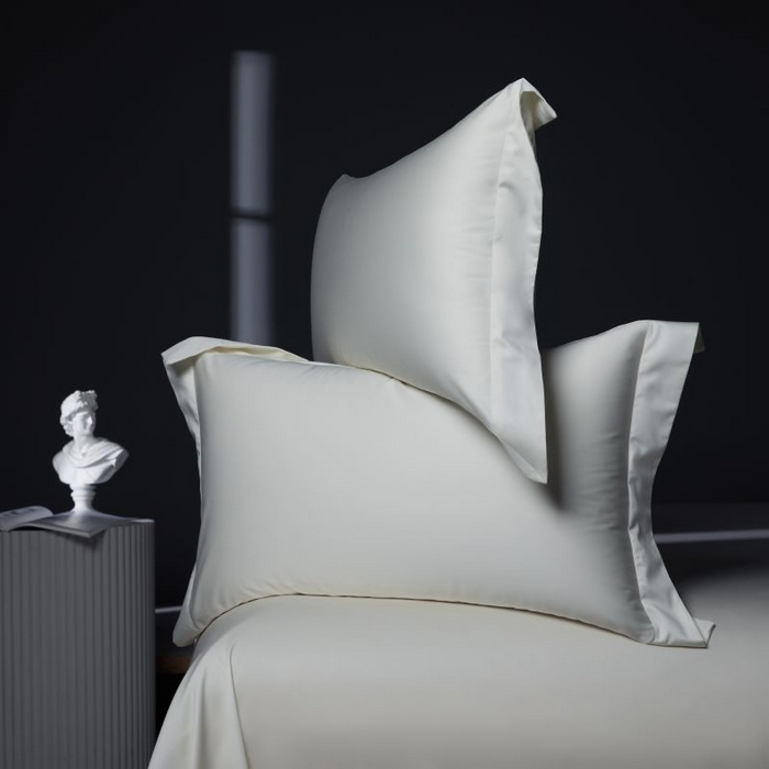 91家纺网 家纺一手货源 找家纺 2024新款定织新布种S120长绒棉四件套-黛西 贵族白