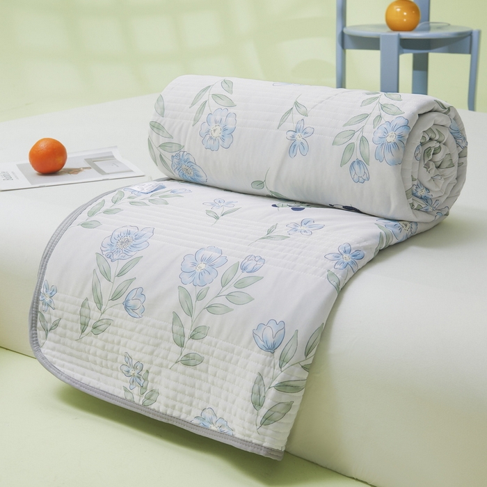 91家纺网 家纺一手货源 找家纺 LIFE.丽芙 2024年新品韩式风凉感丝夏被-跑量 熊猫乐园