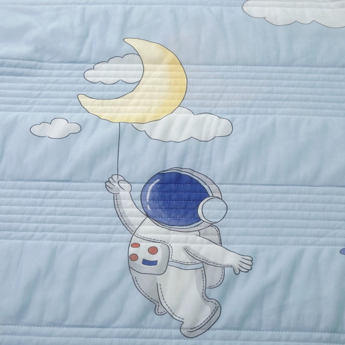 91家纺网 家纺一手货源 找家纺 LIFE.丽芙 2024年新品韩式风凉感丝夏被-跑量 太空世界