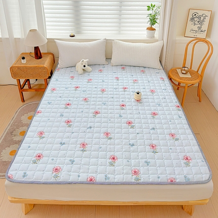 91家纺网 家纺一手货源 找家纺 （总）十九色 2024新款泡泡棉 软床垫床护垫席梦思保护垫床单四季游戏垫可机洗水洗