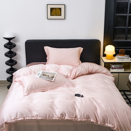 91家纺网 家纺一手货源 找家纺 （总）顾家家居  2025新款纯色兰精天丝四件套