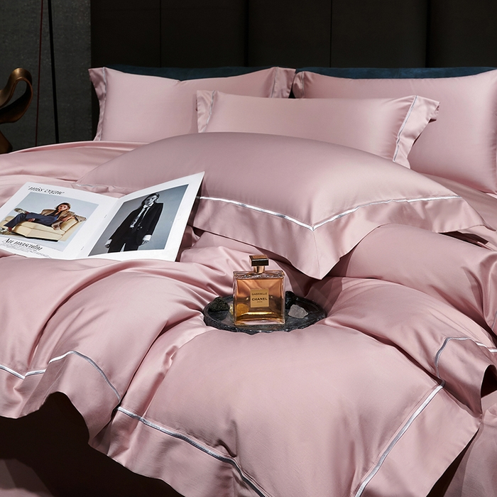 91家纺网 家纺一手货源 找家纺 （总）榻尚家居 2024新款亲肤舒适海岛棉贡缎长绒棉四件套礼盒