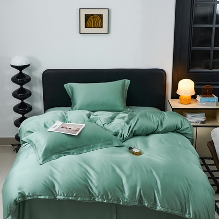 91家纺网 家纺一手货源 找家纺 （总）顾家家居  2025新款纯色兰精天丝四件套