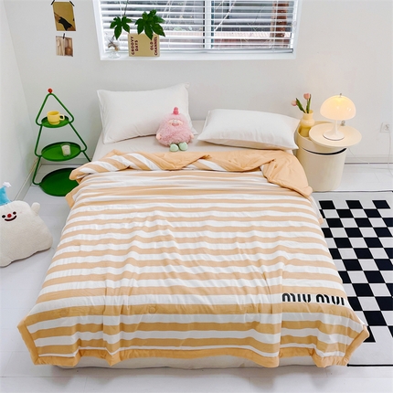 91家纺网 家纺一手货源 找家纺 北极情 2024新款云锦棉大豆被夏被空调被夏凉被被子被芯 格调