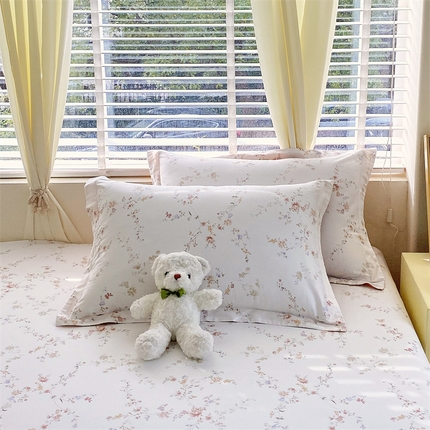 91家纺网 家纺一手货源 找家纺 （总）宝齐莱家纺 2024新款13372全棉印花系列单品枕套