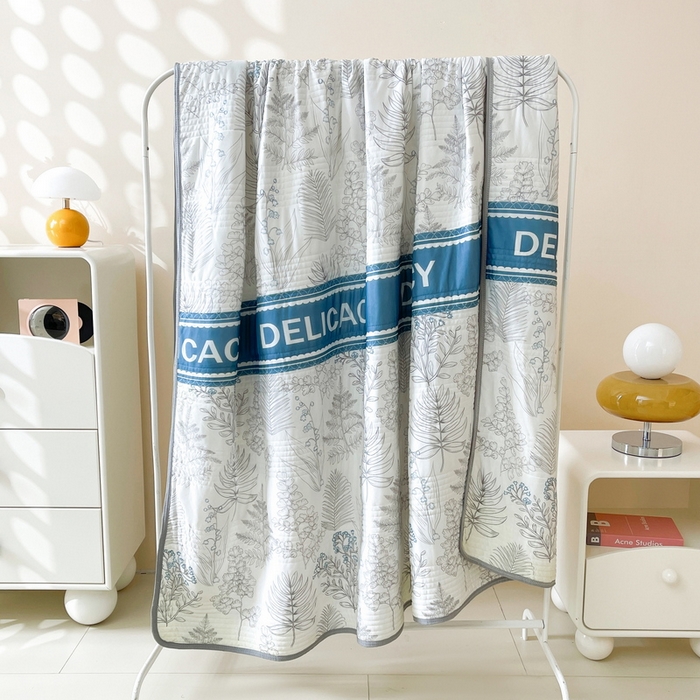 91家纺网 家纺一手货源 找家纺 LIFE.丽芙 2024年0.4乳胶凉席加厚条席款三件套＋凉感丝夏被可组合四件套图片二 格罗