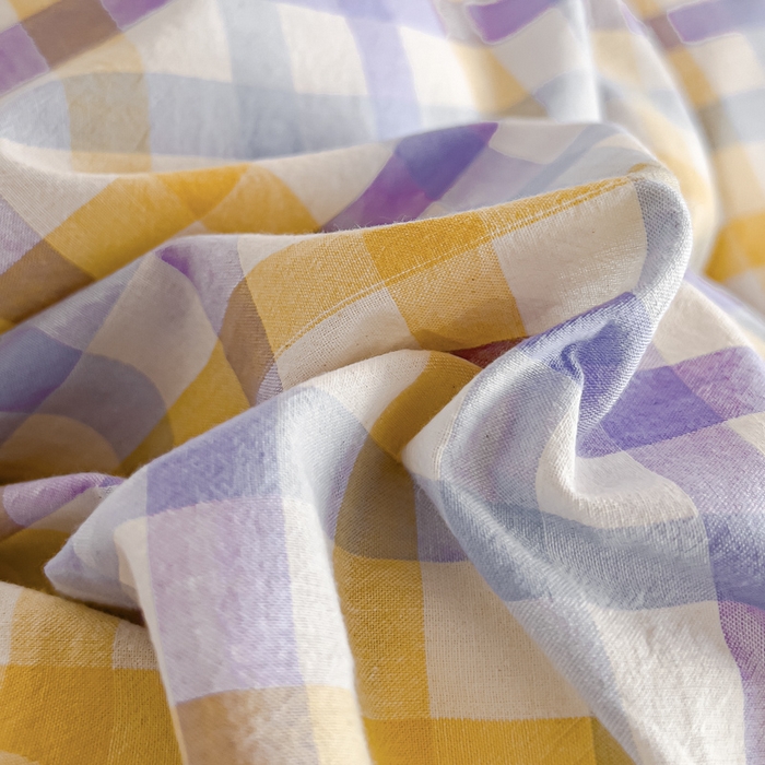 91家纺网 家纺一手货源 找家纺 久典家居 2024新款A类全棉学生款三件套 彩虹紫