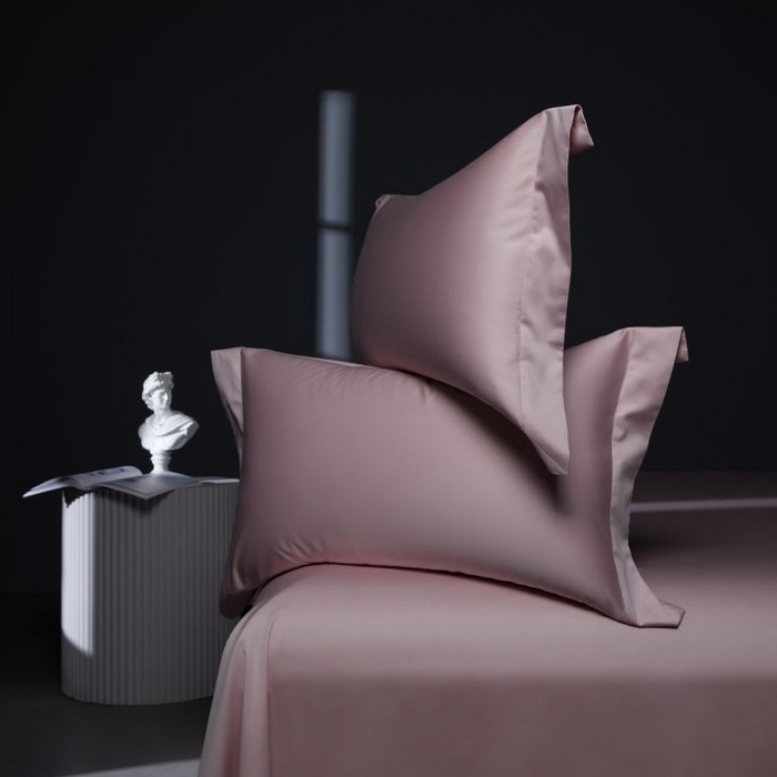 91家纺网 家纺一手货源 找家纺 2024新款定织新布种S120长绒棉四件套-黛西 粉