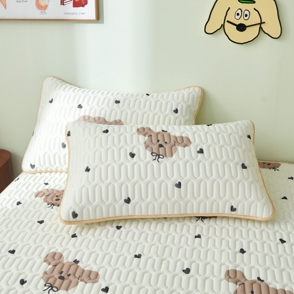 91家纺网 家纺一手货源 找家纺 （总）LIFE.丽芙 2024新款凉感丝乳胶枕套印花款图片一