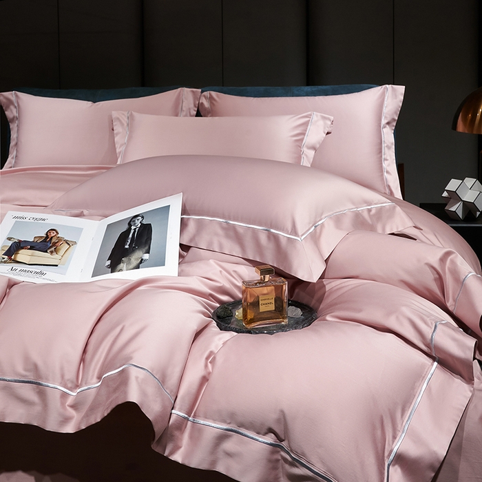 91家纺网 家纺一手货源 找家纺 （总）榻尚家居 2024新款亲肤舒适海岛棉贡缎长绒棉四件套礼盒