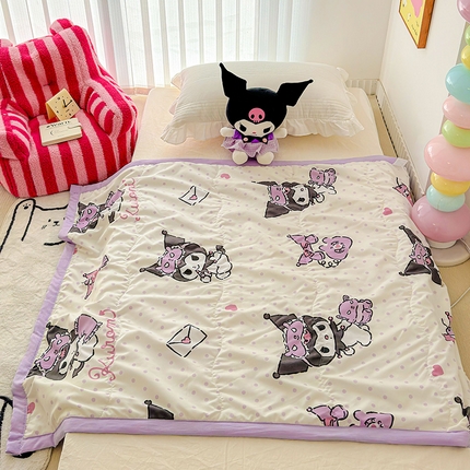 91家纺网 家纺一手货源 找家纺 （总）海岛哥哥 2024新款三丽鸥系列A类水洗棉夏被儿童床（含正版防伪标，提供买家秀）