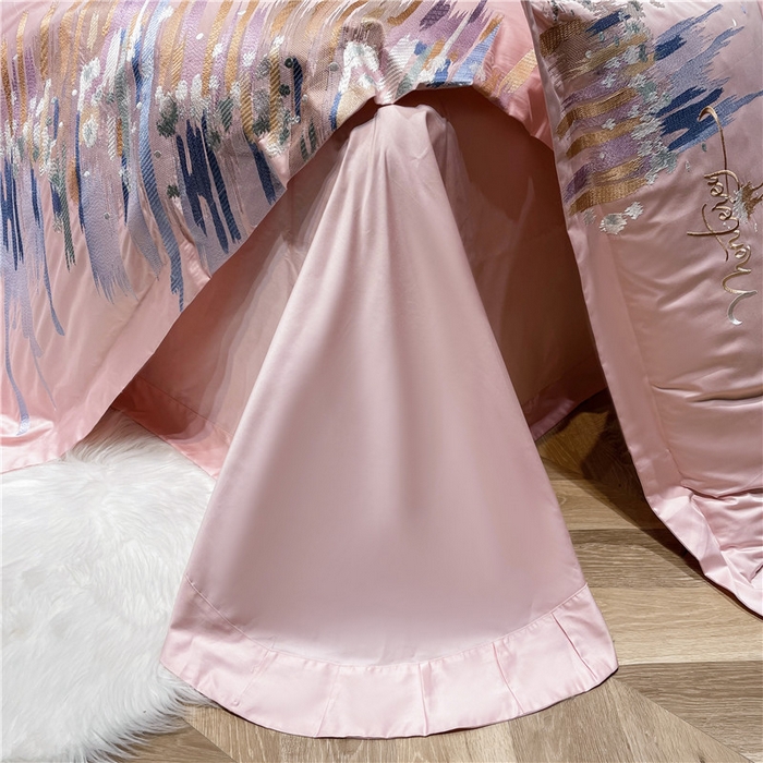 91家纺网 家纺一手货源 找家纺 （总）红番天家居馆 2025新款长绒棉系列四件套-爱情海