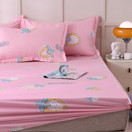 91家纺网 家纺一手货源 找家纺 （总）莉雅居 2025新款洛卡棉印花床笠