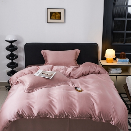 91家纺网 家纺一手货源 找家纺 （总）顾家家居  2025新款纯色兰精天丝四件套