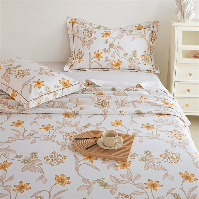 91家纺网 家纺一手货源 找家纺 金泰莱 2025新款原棉全棉老粗布凉席三件套全棉床单纯棉床单软凉席 幽香