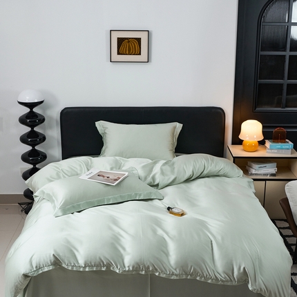 91家纺网 家纺一手货源 找家纺 （总）顾家家居  2025新款纯色兰精天丝四件套