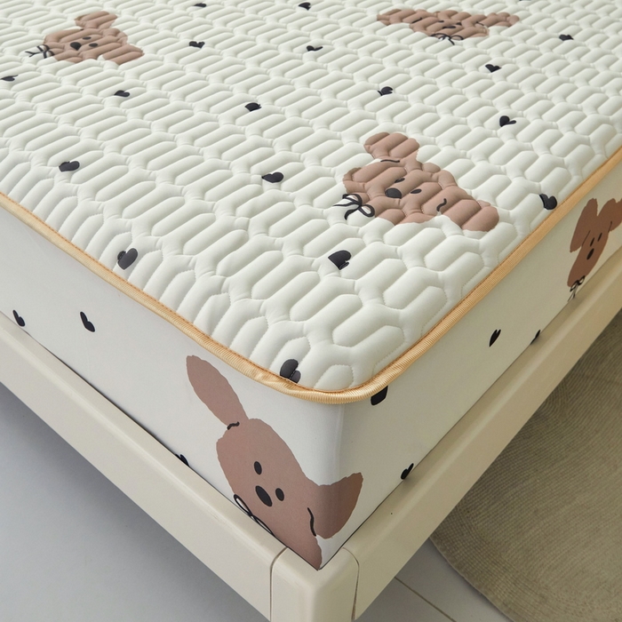 91家纺网 家纺一手货源 找家纺 LIFE.丽芙 2024年新品0.4乳胶凉席加厚床笠款三件套图片一 呆呆狗