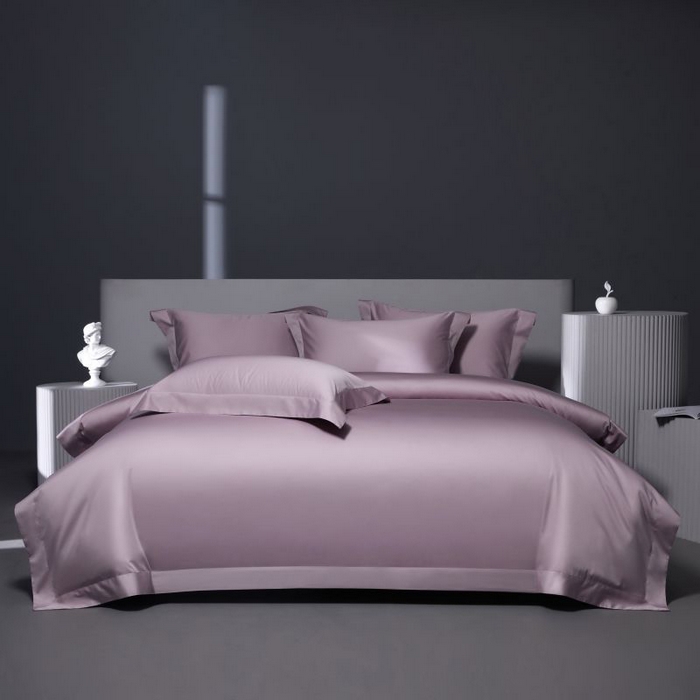 91家纺网 家纺一手货源 找家纺 2024新款定织新布种S120长绒棉四件套-黛西 熏衣紫