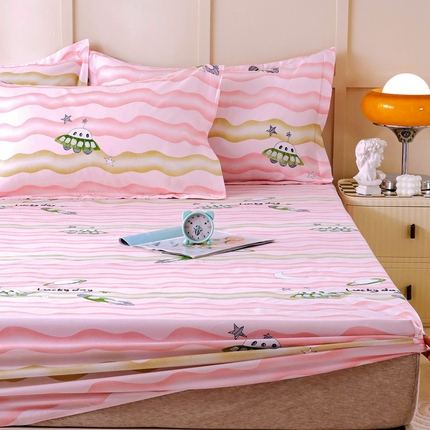 91家纺网 家纺一手货源 找家纺 （总）莉雅居 2025新款洛卡棉印花床笠