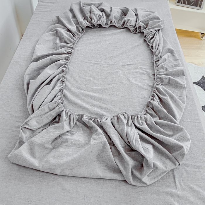 91家纺网 家纺一手货源 找家纺 久典家居 2024新款A类全棉学生款三件套 极简灰