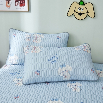 91家纺网 家纺一手货源 找家纺 （总）LIFE.丽芙 2024新款凉感丝乳胶枕套印花款图片一