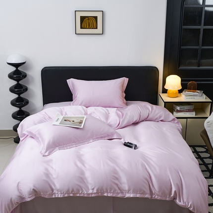 91家纺网 家纺一手货源 找家纺 （总）顾家家居  2025新款纯色兰精天丝四件套