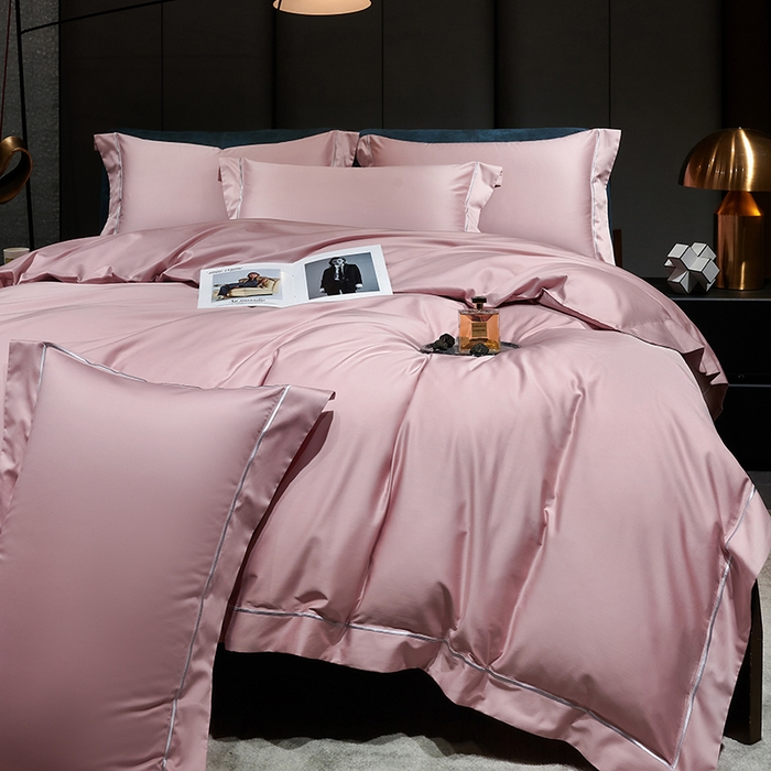 91家纺网 家纺一手货源 找家纺 （总）榻尚家居 2024新款亲肤舒适海岛棉贡缎长绒棉四件套礼盒